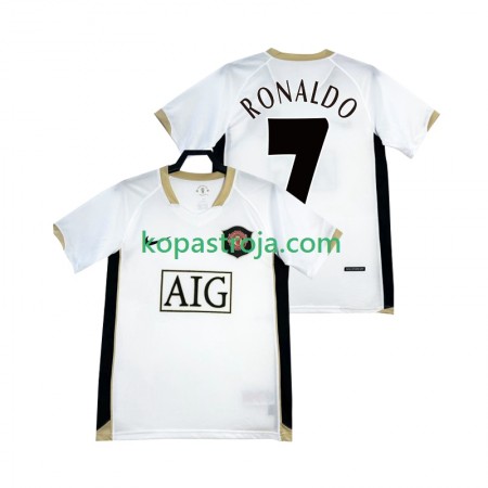 Billiga Fotbollströjor Manchester United RONALDO 7 Retro Borta tröja 2006-2007 Kortärmad